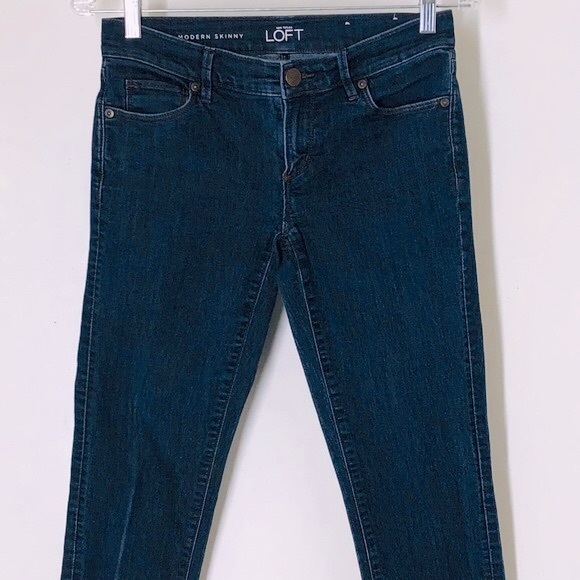 LOFT Ann Taylor Modern Skinny women blue Jeans NWOT - Picture 3 of 8